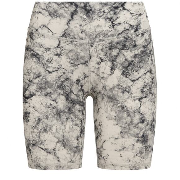 Balance Collection Marble Print Biker Shorts Small Women’s High Rise Activewear - Picture 1 of 7